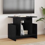 vidaXL Meuble TV 2 Pièces Chêne noir 50 x 35 x 45 cm Bois d'ingénierie