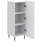 vidaXL Buffet Blanc 34 5 x 33 x 92 cm Bois d'ingénierie