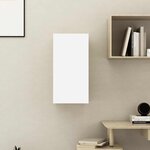 vidaXL Meuble TV Blanc 30 5x30x60 cm Bois d’ingénierie
