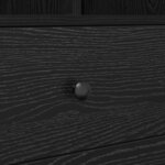 vidaXL Haut Armoire avec tiroir Chêne noir 45 5 x 34 x 127 cm