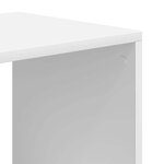 vidaXL Bibliothèque blanc 66x31x112 cm bois d'ingénierie