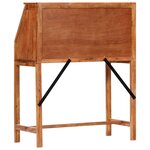 vidaXL Bureau 90x40x107 cm Bois d'acacia massif