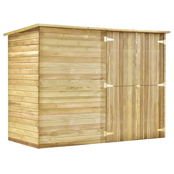 vidaXL Abri à vélo de jardin 232x110x170 cm Bois de pin imprégné
