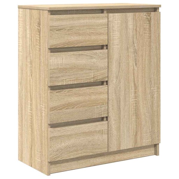 vidaXL Buffet avec tiroirs chêne sonoma 71x35x84 cm bois d'ingénierie