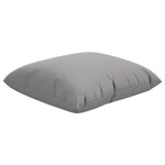 vidaXL Coussins de canapé lot de 4 gris 40x40 cm tissu