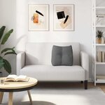 vidaXL Coussin de Dos Gris foncé 45 x 24 x 50 cm tissu
