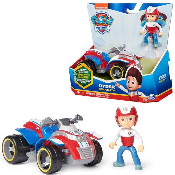 Spin Master 6069067 - La Pat Patrouille Quad de sauvetage avec figurine Ryder