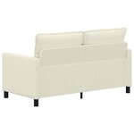 vidaXL Canapé Crème 156 x 81 x 87 5 cm Tissu