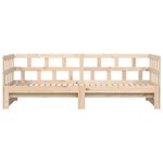 vidaXL Lit de jour et lit gigogne sans matelas 80x200 cm bois massif