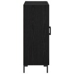 vidaXL Buffet Chêne noir 69 5 x 34 x 90 cm Bois d'ingénierie