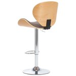 vidaXL Tabouret de bar Taupe Tissu