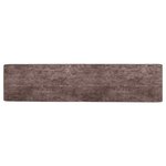 vidaXL Coureur de Tapis MARSA Gris 50 x 250 cm Polyester et PVC
