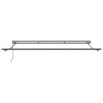 vidaXL Store banane manuel rétractable – marron  400 x 300 cm
