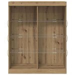 vidaXL Buffet chêne artisanal 41 x 37 x 100 cm Bois d'ingénierie