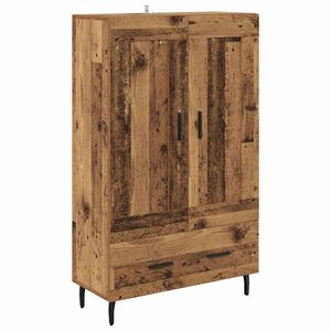 vidaXL Haut Armoire Bois Ancien 69 5 x 31 x 115 cm Bois d'ingénierie