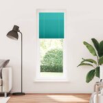vidaXL Store plissé vert pétrole 75x200 cm largeur du tissu 74 4 cm