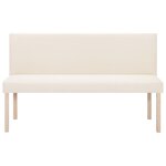 Banc banquette 139 5 cm polyester crème 02_0010761