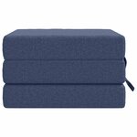 vidaXL Canapé-lit pliable 90 x 67 x 45 cm Bleu