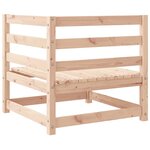 vidaXL Canapés d'angle de jardin 2Pièces avec coussins Bois de pin massif