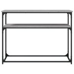 vidaXL Table console sonoma gris 100x35 5x75 cm bois d'ingénierie