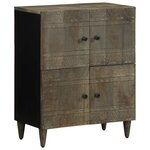 vidaXL Buffet 60x33x75 cm Bois massif de manguier