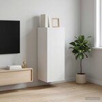 vidaXL Armoire Murale 33 x 34 5 x 90 cm Bois d'ingénierie