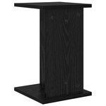 vidaXL Support de Plante 2 pièces Chêne noir 25 x 25 5 x 40 5 cm