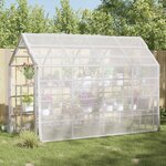 vidaXL Couverture pour plantes Transparent 3 x 4 m PE