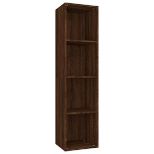 vidaXL Bibliothèque/Meuble TV Chêne marron 36x30x143 cm