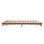 vidaXL Cadre de lit sans matelas 120x190 cm bois de pin massif