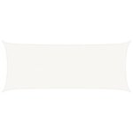 vidaXL Voile d'ombrage 160 g/m² Blanc 2x5 m PEHD