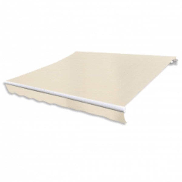 vidaXL Auvent pliable motorisé 600 cm Crème