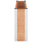 vidaXL Jardinière surélevée Marron 200 x 30 x 72 cm WPC et Aluminium