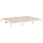VidaXL Cadre de lit familial sans matelas blanc 240x200 cm
