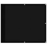 vidaXL Écran de balcon noir 90x800 cm 100  polyester oxford