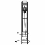 vidaXL Tête de lit de rangement Chêne noir 140 cm Bois d'ingénierie