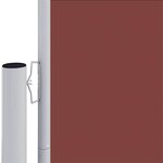 vidaXL Auvent latéral rétractable Marron 220x600 cm