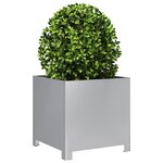 vidaXL Jardinières 2 Pièces 40x40x40 cm acier galvanisé
