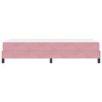 vidaXL Lit à ressorts avec matelas Rose 80 x 200 cm tissu