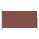 vidaXL Auvent latéral rétractable de patio 160 x 300 cm Marron