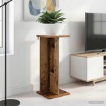 vidaXL Support de Plante Bois ancien 25 x 25 5 x 60 5 cm