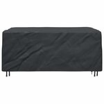 vidaXL Housse pour meubles Uni Noir 210 x 130 x 70 cm 210D