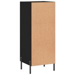 vidaXL Buffet Noir 34 5x34x90 cm Bois d'ingénierie