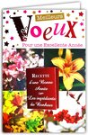Lot 10 cartes identiques bonne année meilleurs vœux avec 10 enveloppes blanches