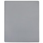 vidaXL Drap-housse Jersey Gris 160x200 cm Coton