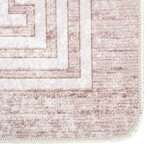 vidaXL Tapis lavable antidérapant 160x230 cm beige