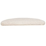 vidaXL Tapis d'escalier 10 Pièces 65x21x4 cm Blanc