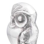 Serre-livres 2 Pièces Argent 12x9x19 cm Aluminium Hibou
