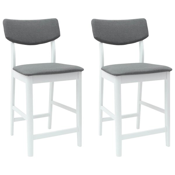 vidaXL Chaises de salle à manger 2 Pièces Blanc 48 x 49 x 95 cm