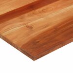 vidaXL Dessus de table bois massif d'acacia 25-27 mm 70x90 cm